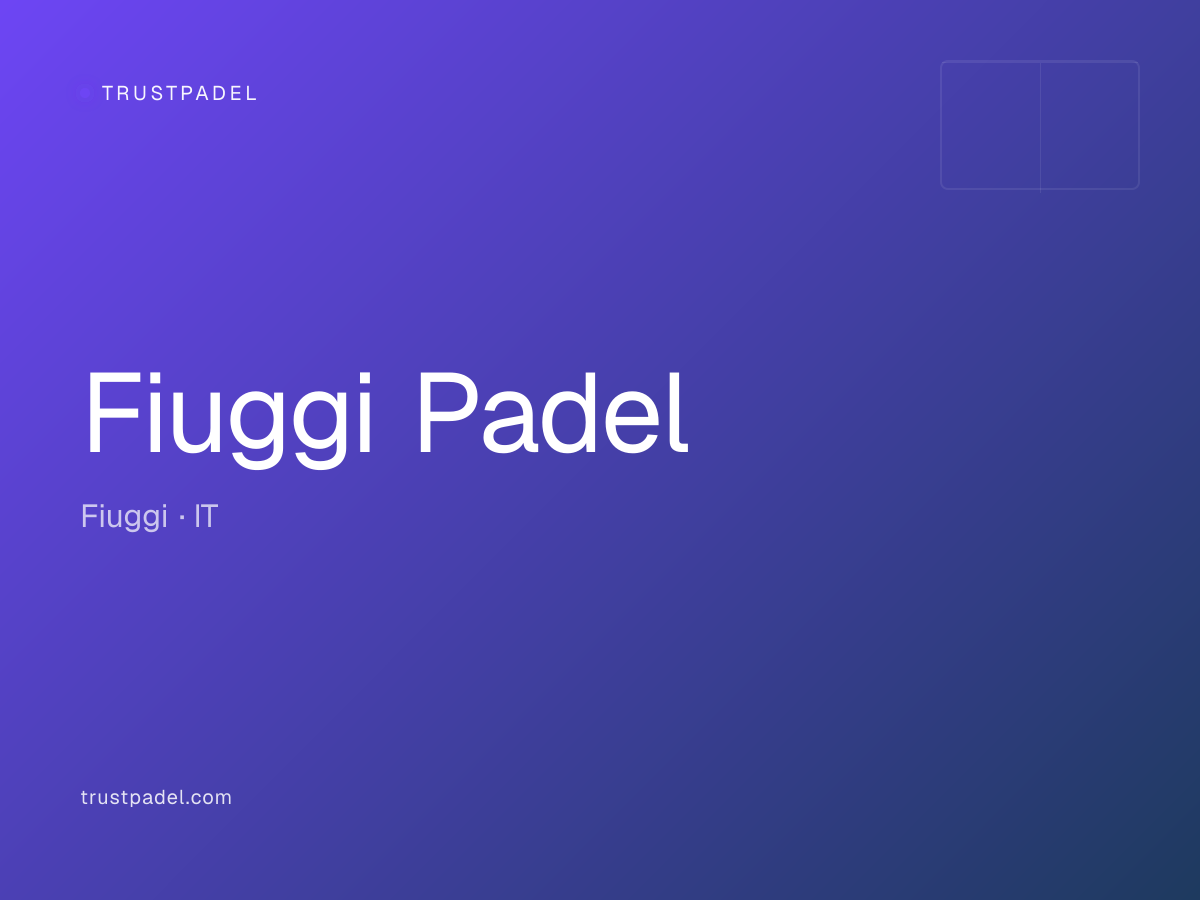Fiuggi Padel padel club