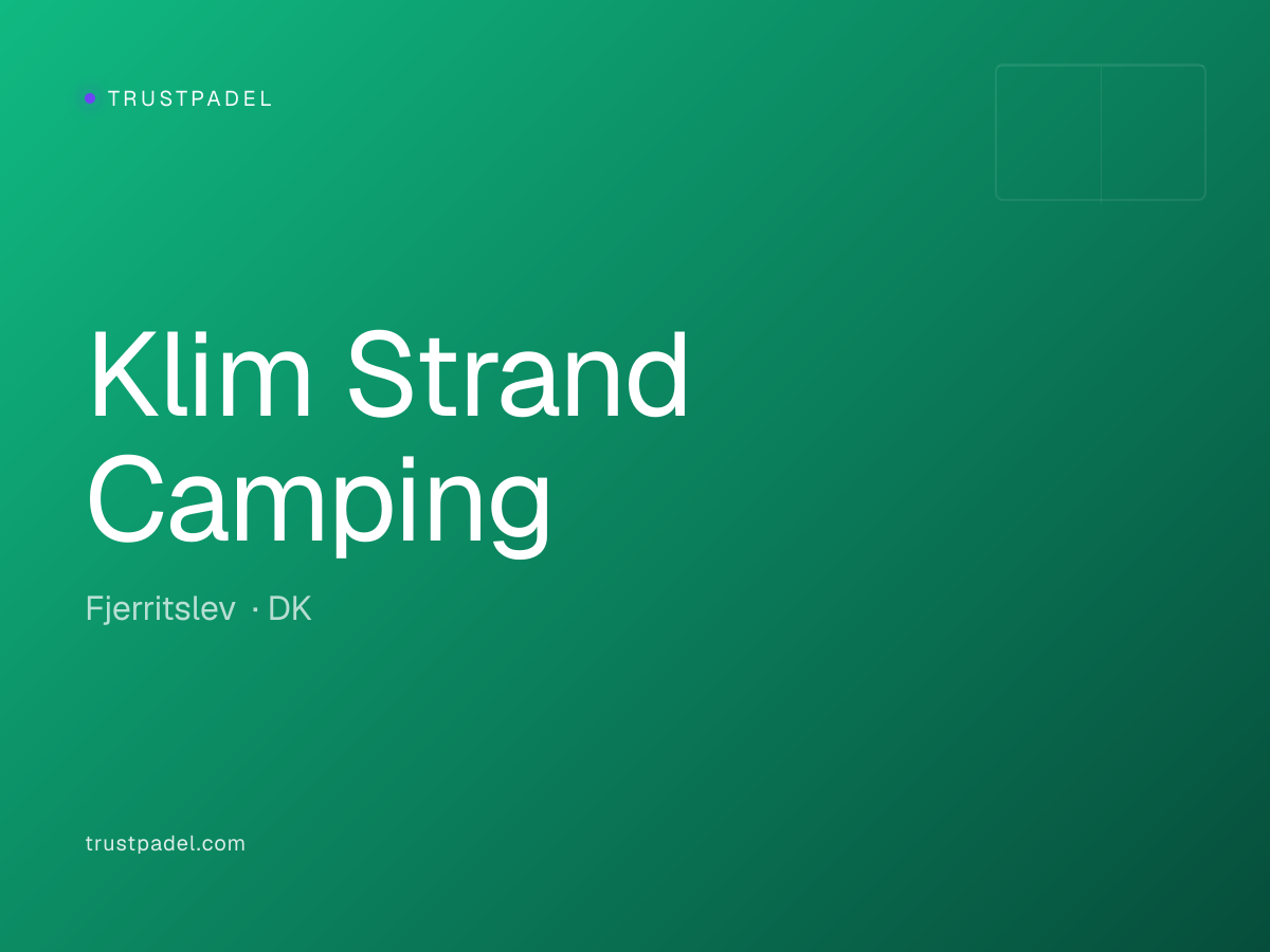 Klim Strand Camping padel club