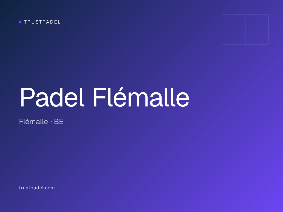 Padel Flémalle padel club
