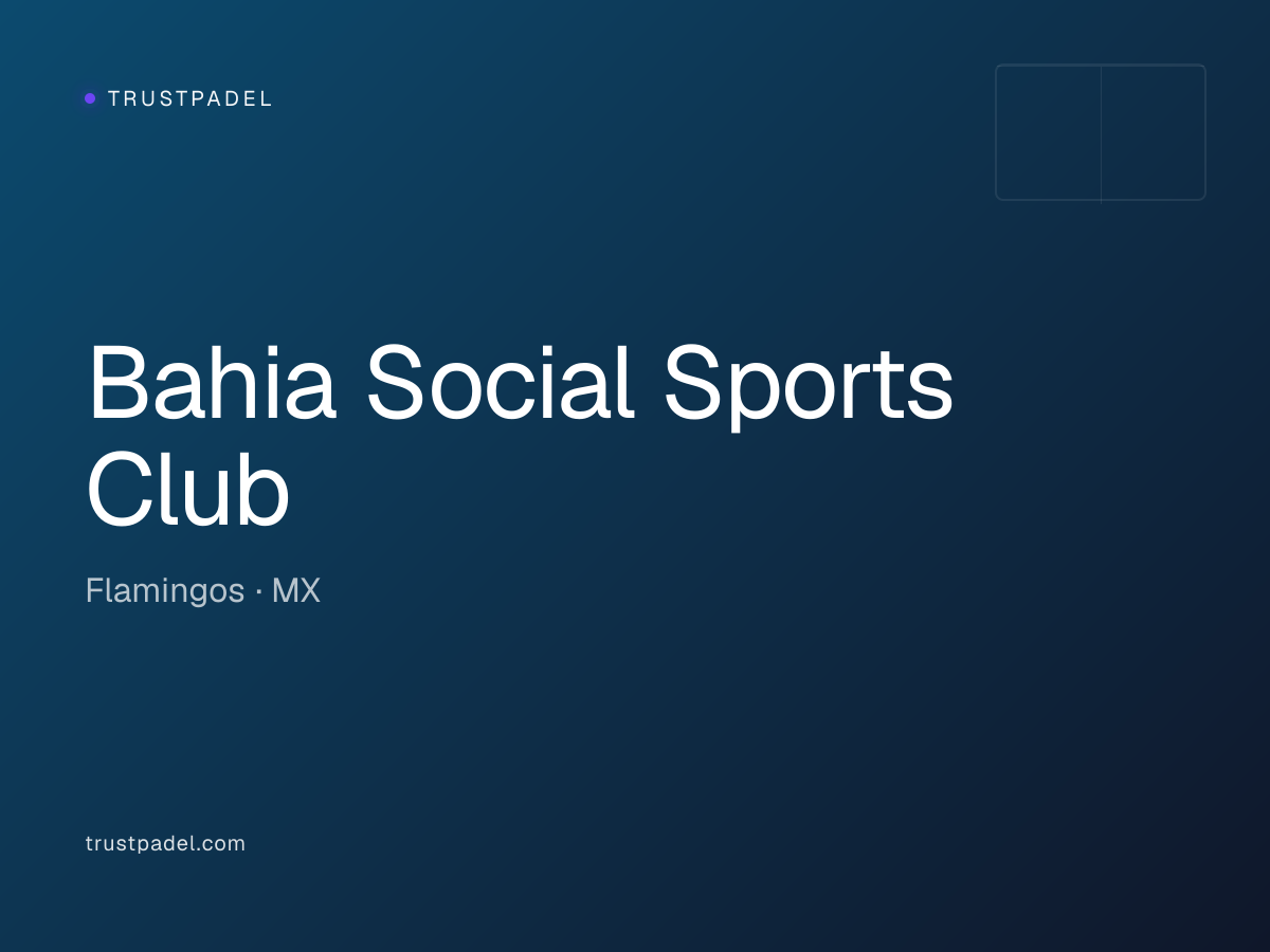 Bahia Social Sports Club padel club