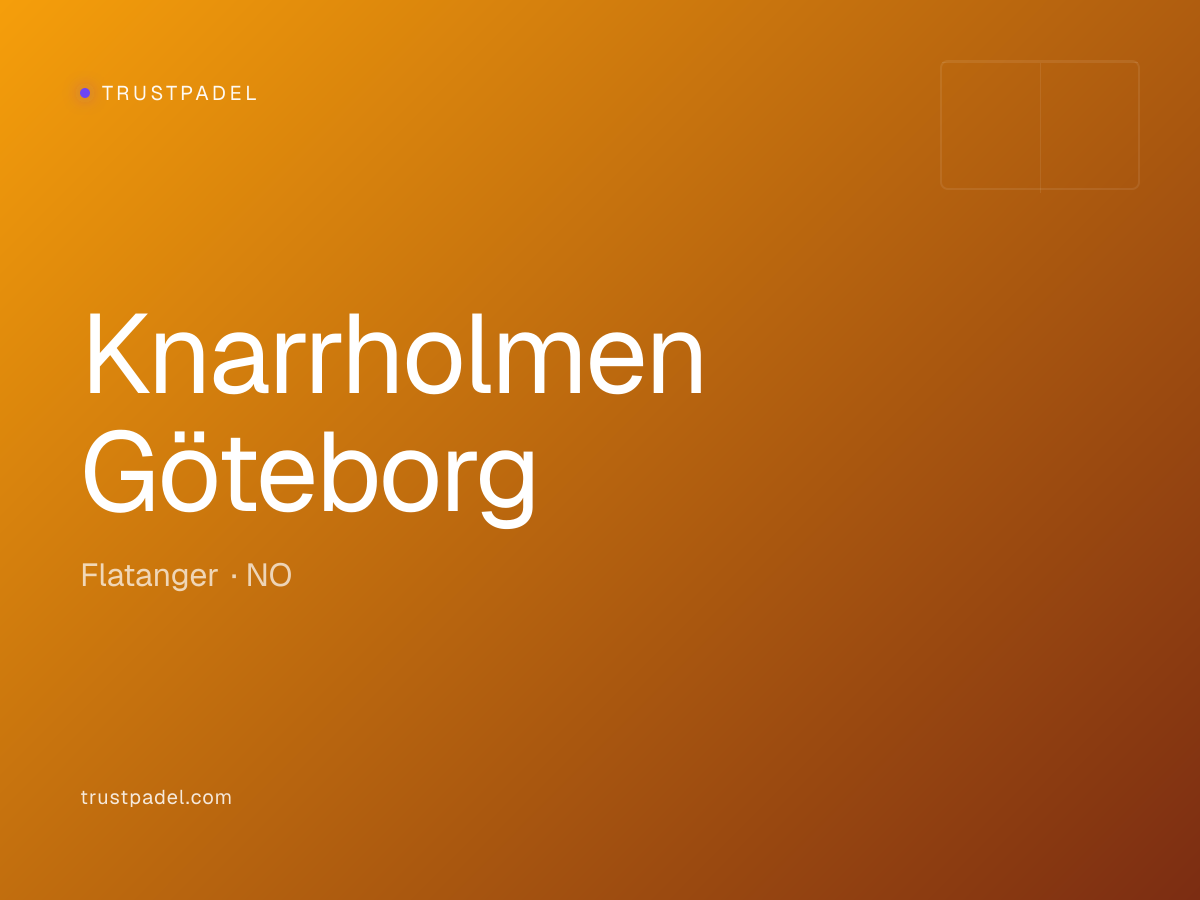 Knarrholmen Göteborg padel club