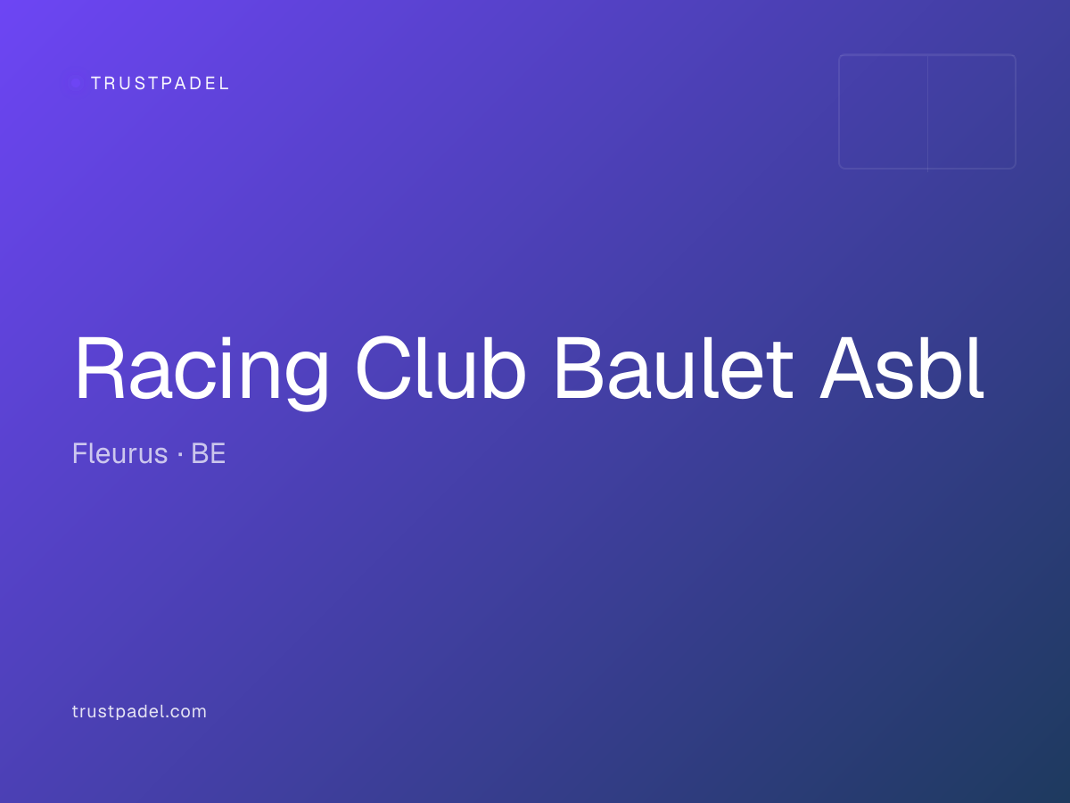 Racing Club Baulet Asbl padel club
