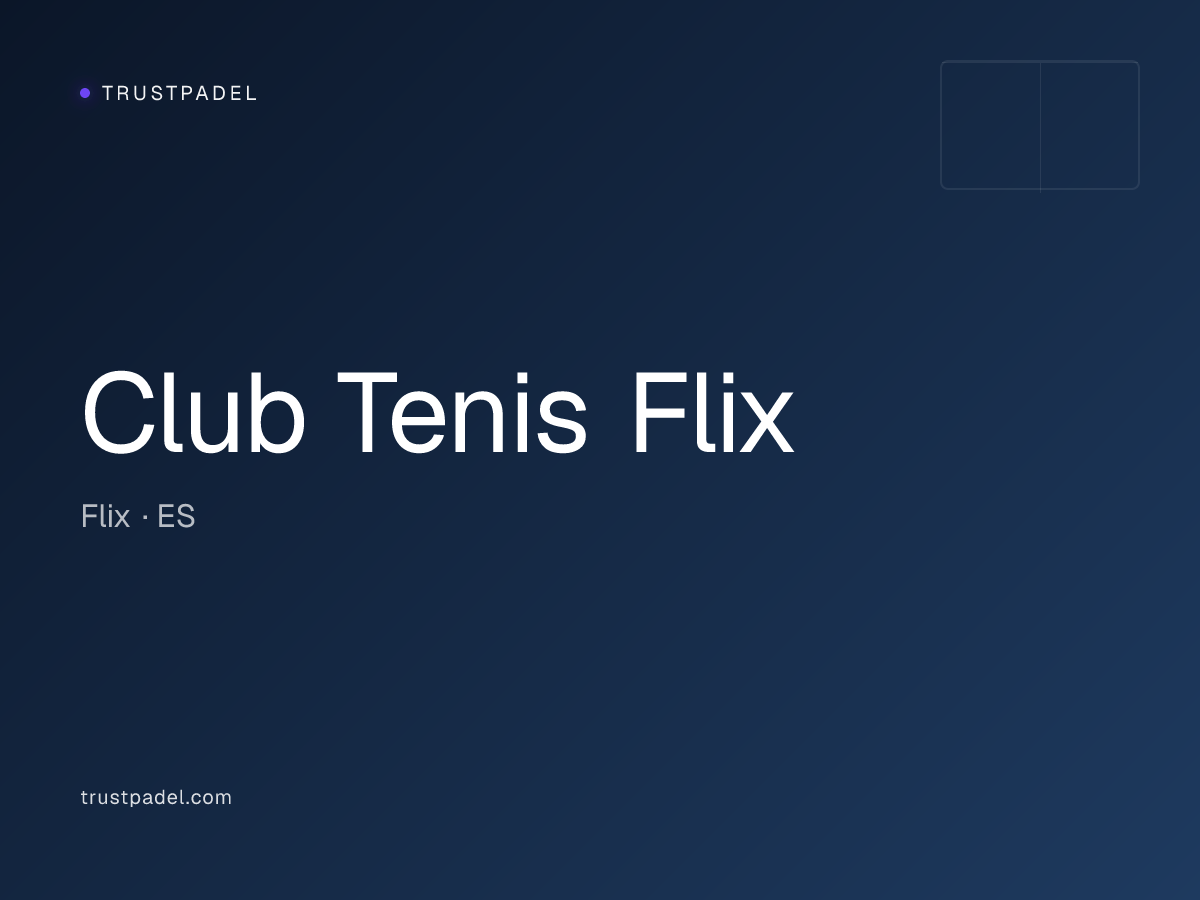 Club Tenis Flix padel club