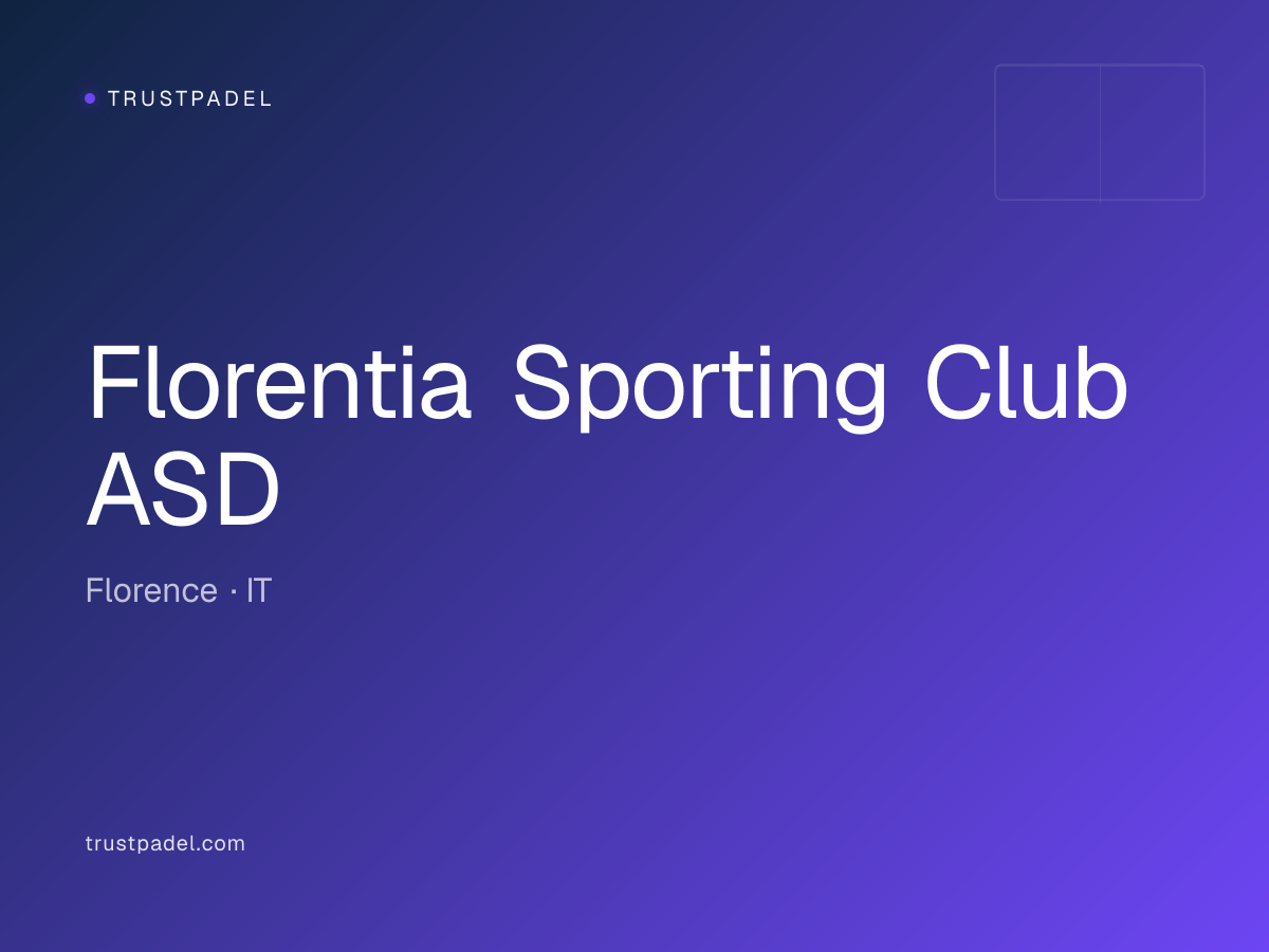 Florentia Sporting Club ASD padel club