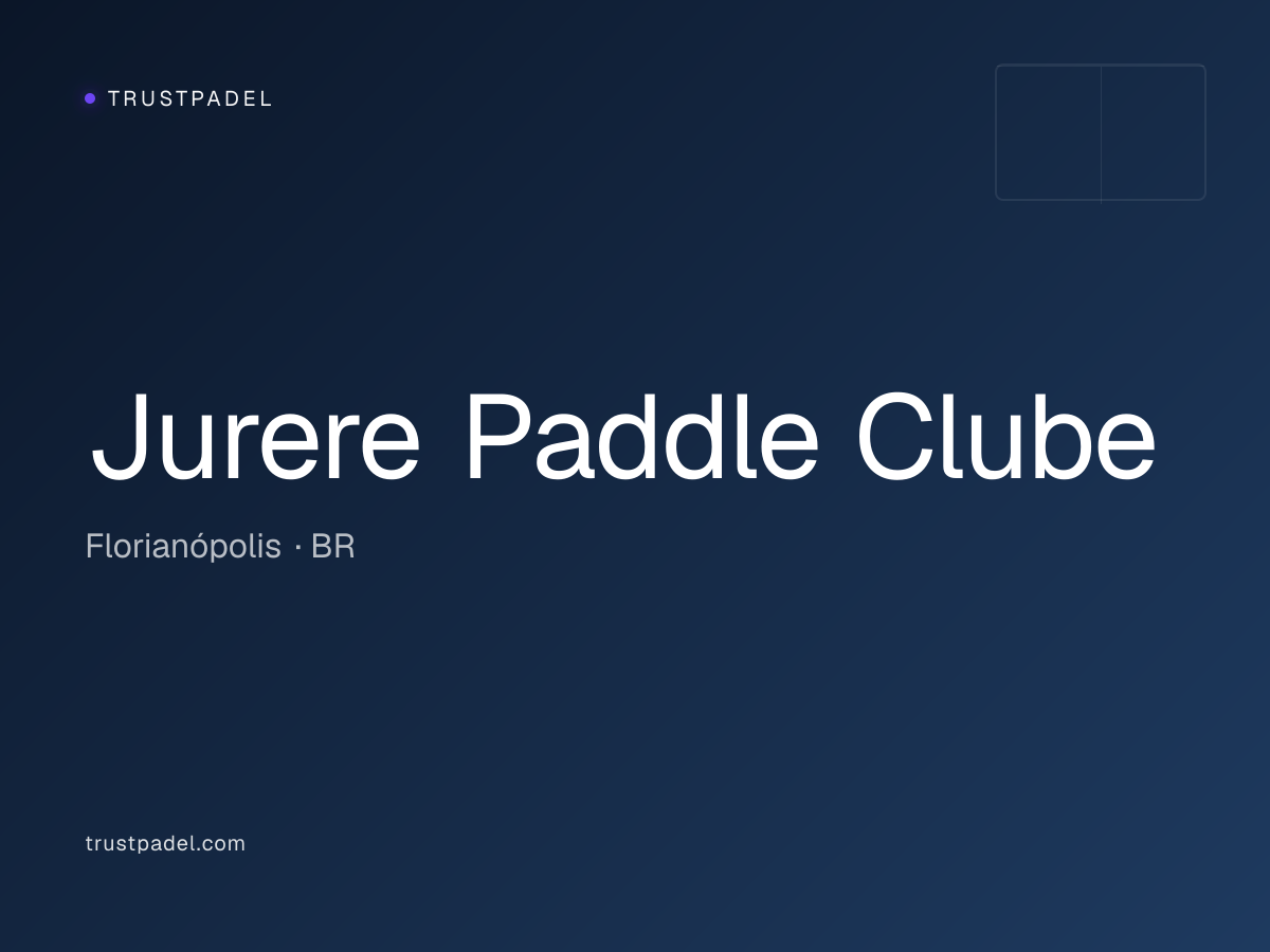 Jurere Paddle Clube padel club