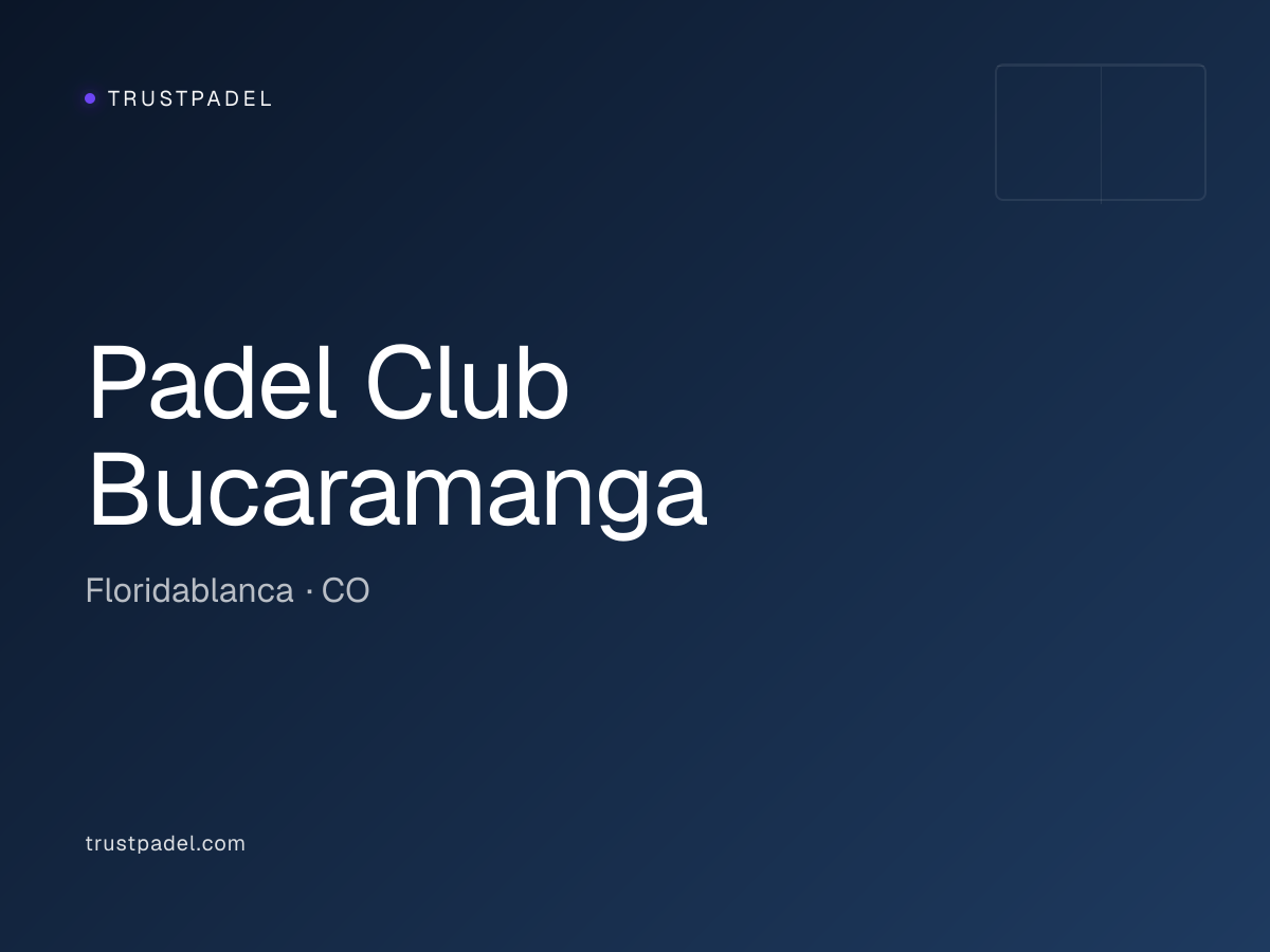 Padel Club Bucaramanga padel club