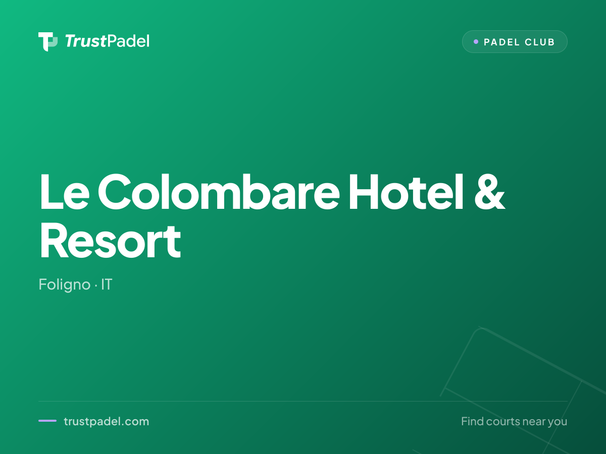 Le Colombare Hotel & Resort padel club