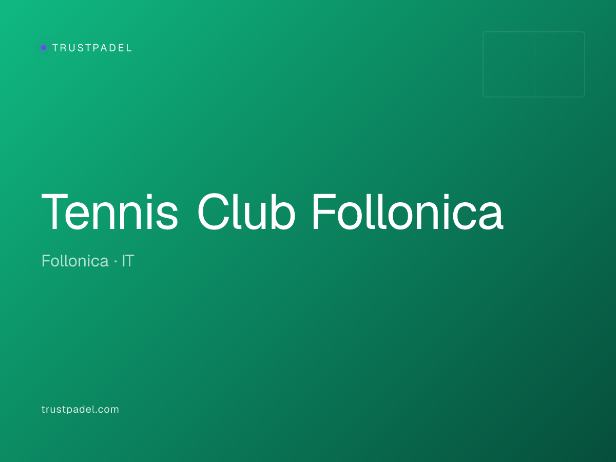 Tennis Club Follonica padel club