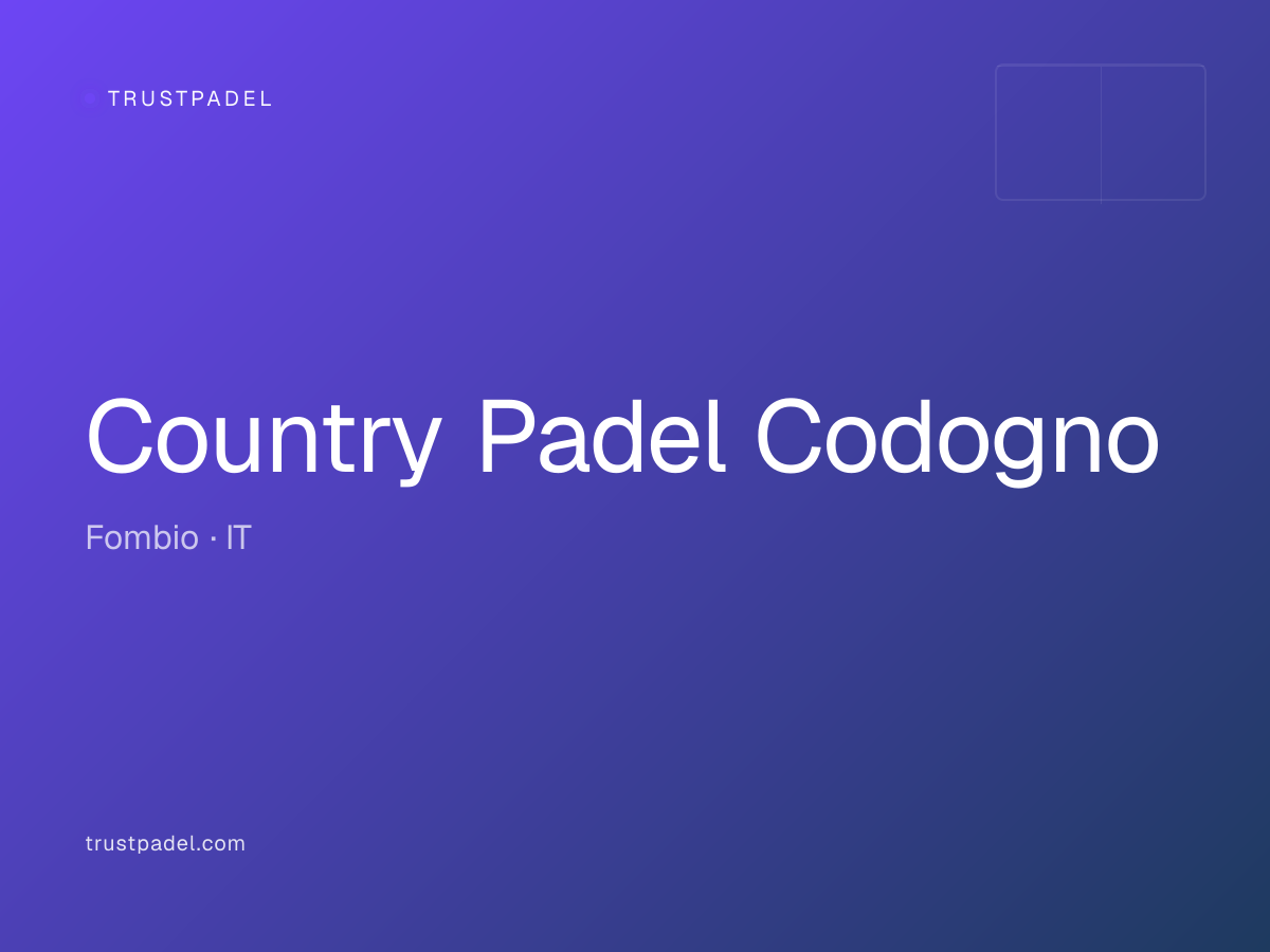Country Padel Codogno padel club