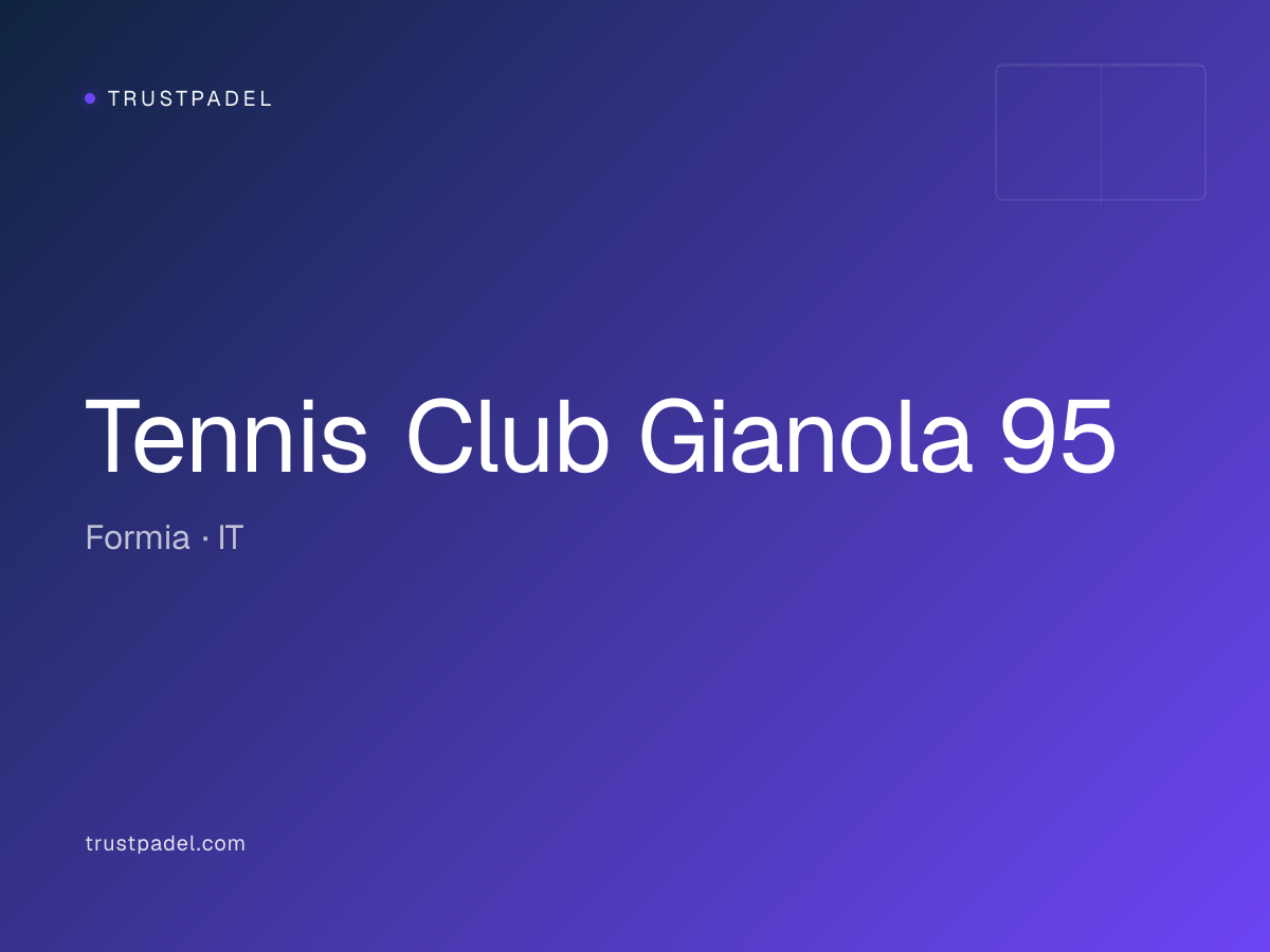 Tennis Club Gianola 95 padel club