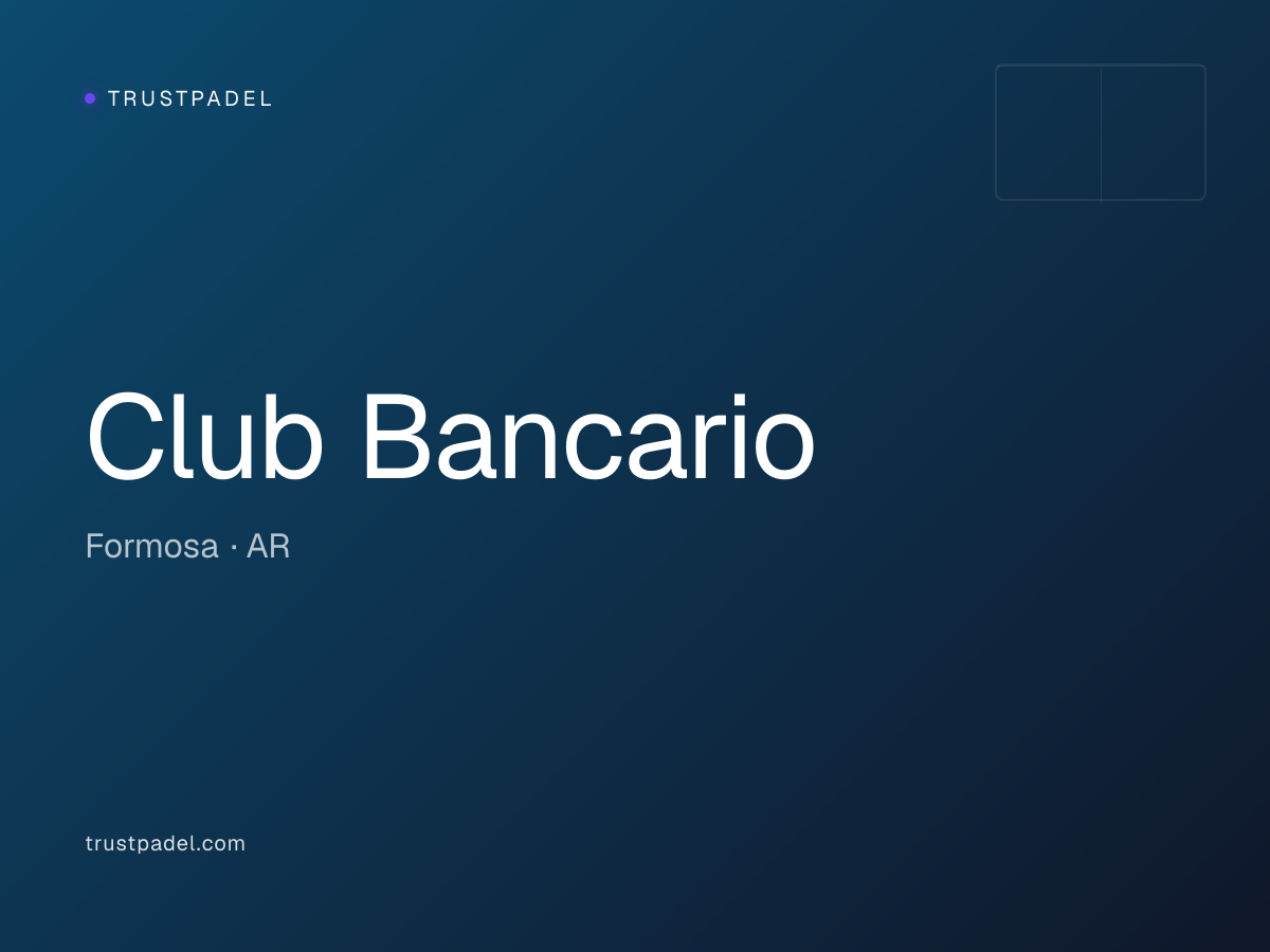 Club Bancario padel club