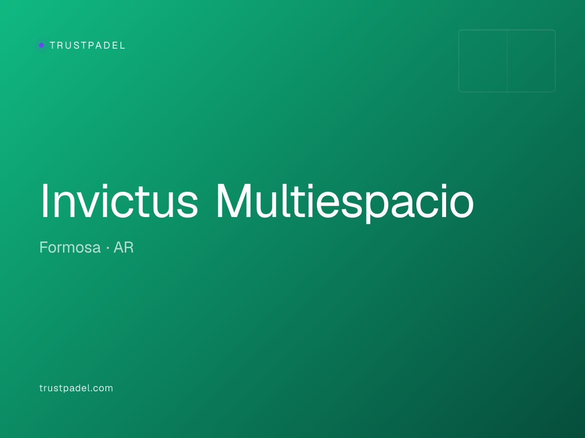 Invictus Multiespacio padel club