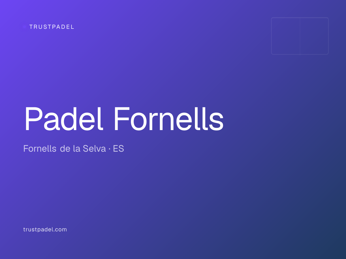 Padel Fornells padel club