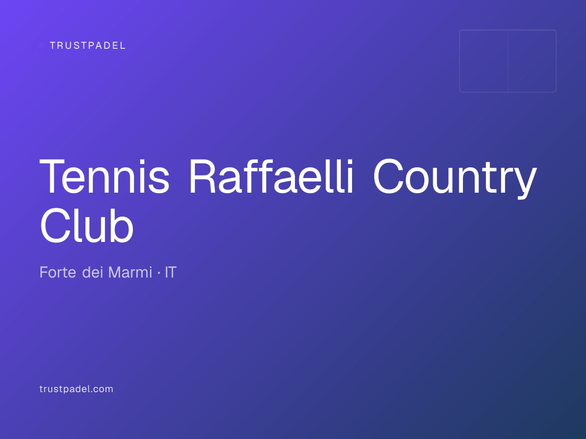Tennis Raffaelli Country Club padel club