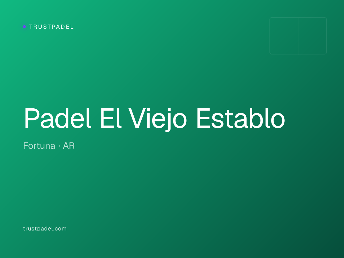 Padel El Viejo Establo padel club