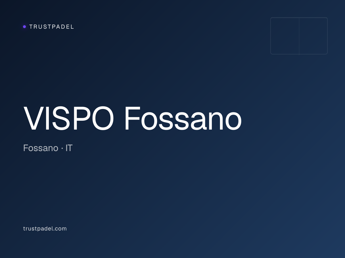VISPO Fossano padel club