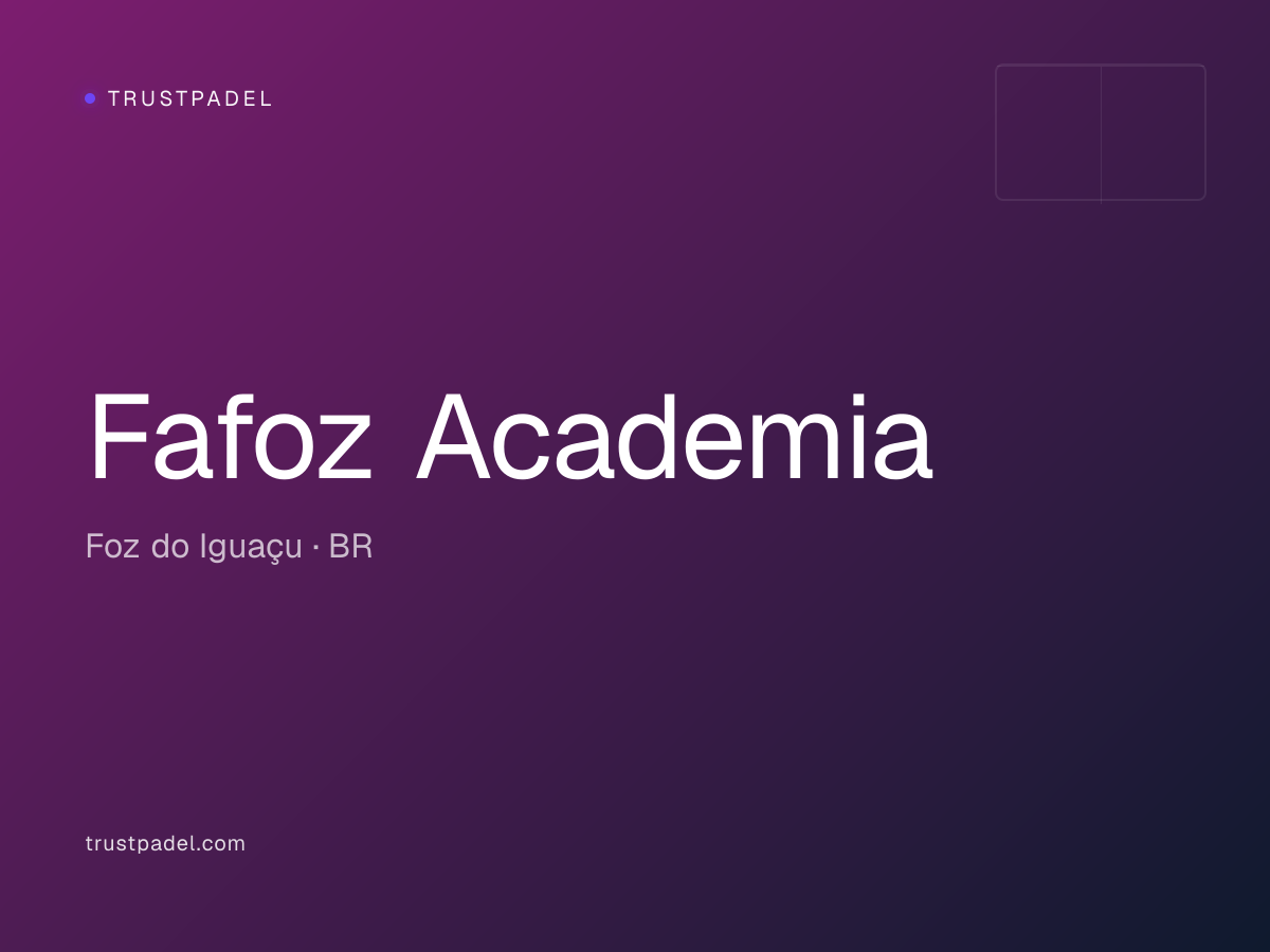 Fafoz Academia padel club