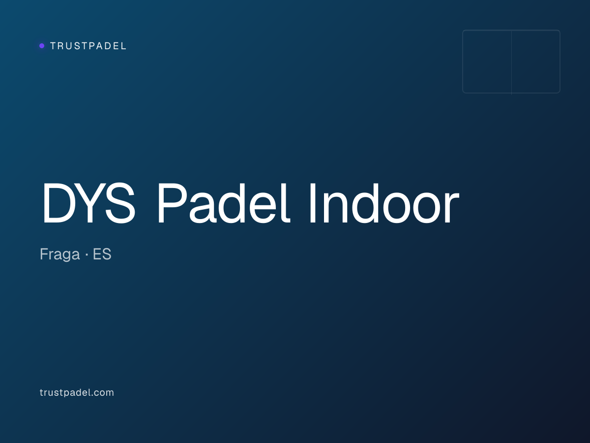 DYS Padel Indoor padel club