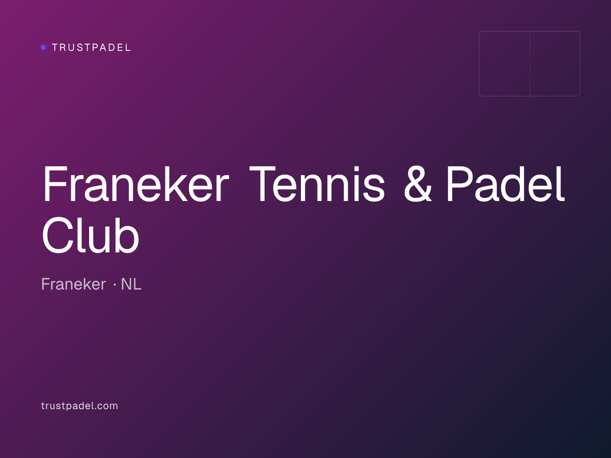 Franeker Tennis & Padel Club padel club