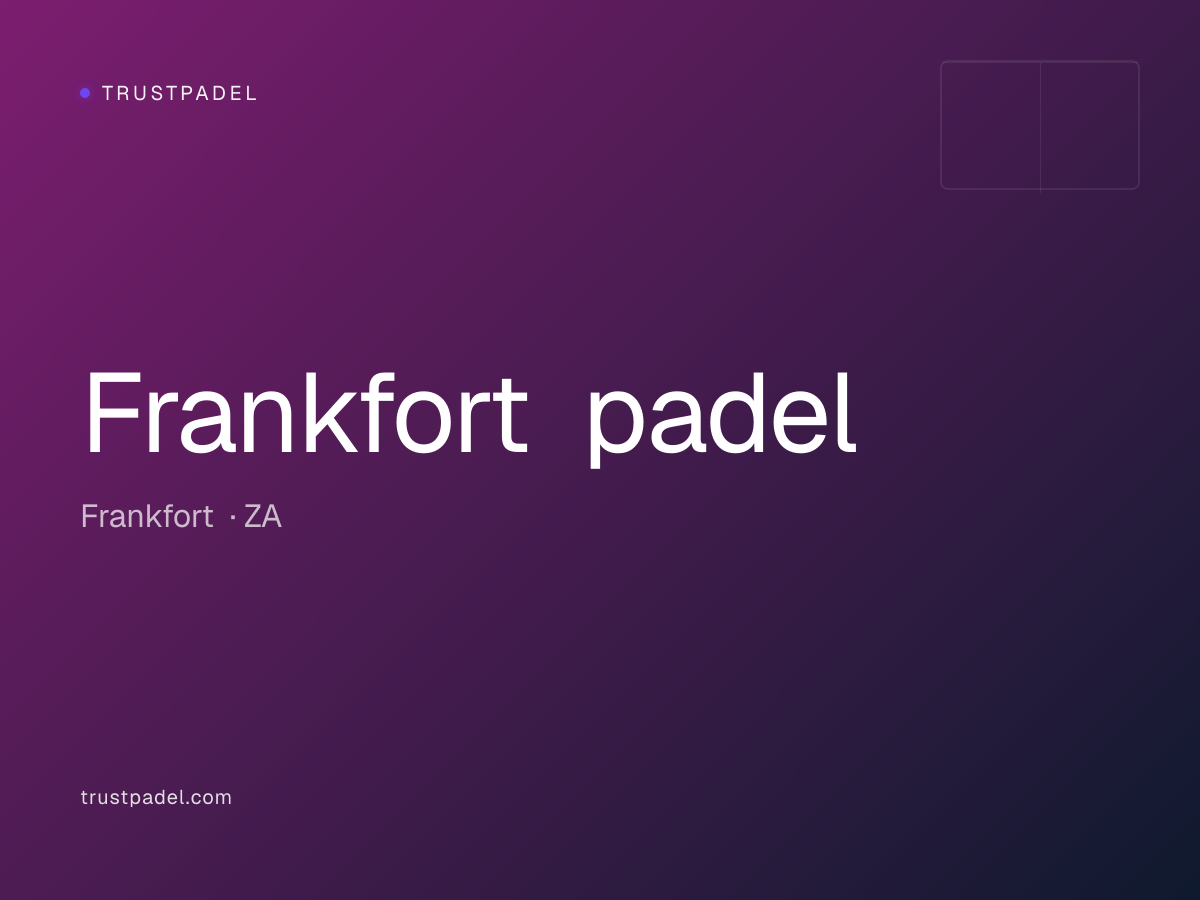 Frankfort padel padel club
