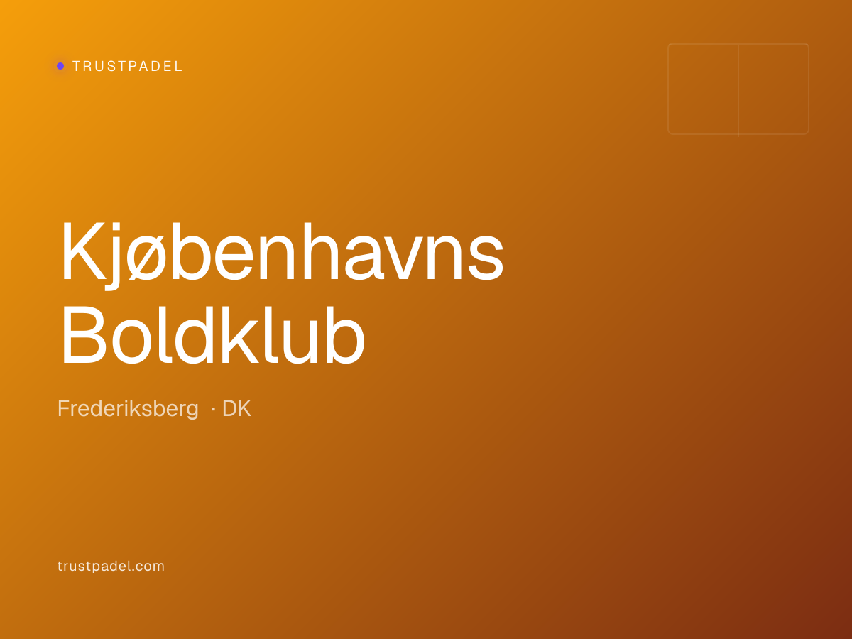 Kjøbenhavns Boldklub padel club