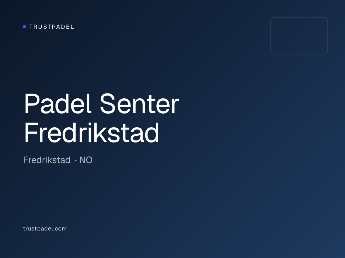 Padel Senter Fredrikstad padel club