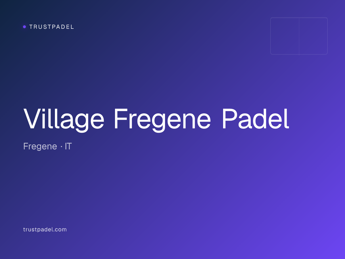 Village Fregene Padel padel club