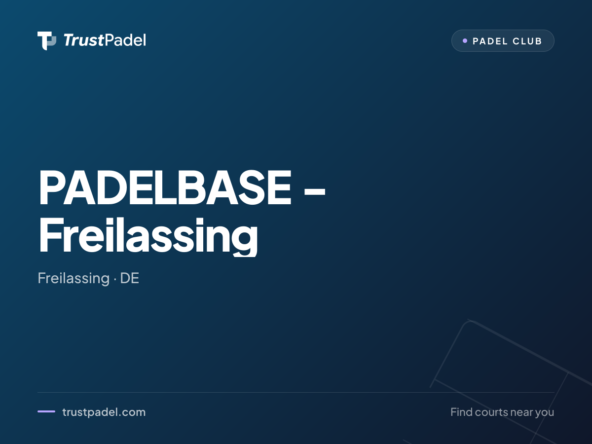 PADELBASE - Freilassing padel club