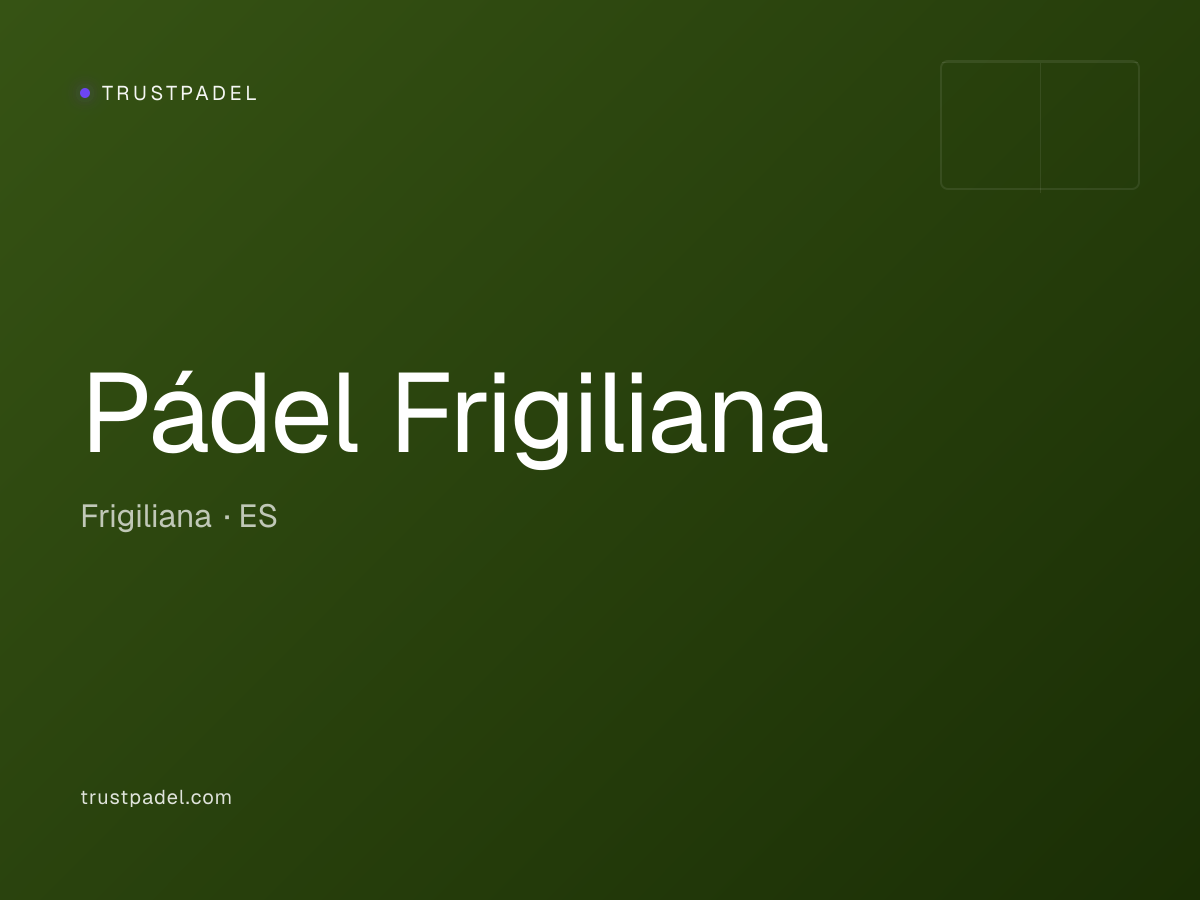 Pádel Frigiliana padel club