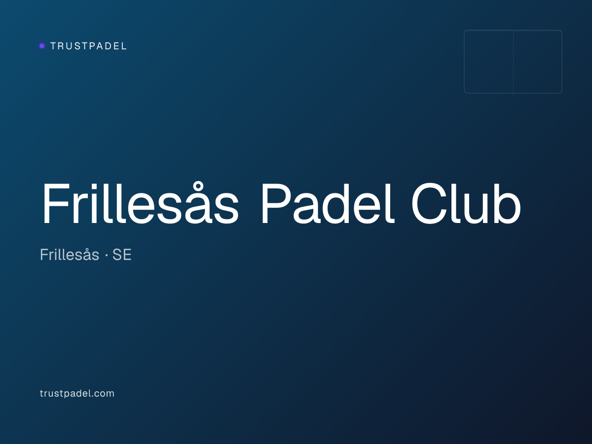 Frillesås Padel Club padel club