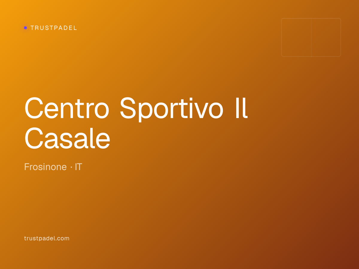 Centro Sportivo Il Casale padel club