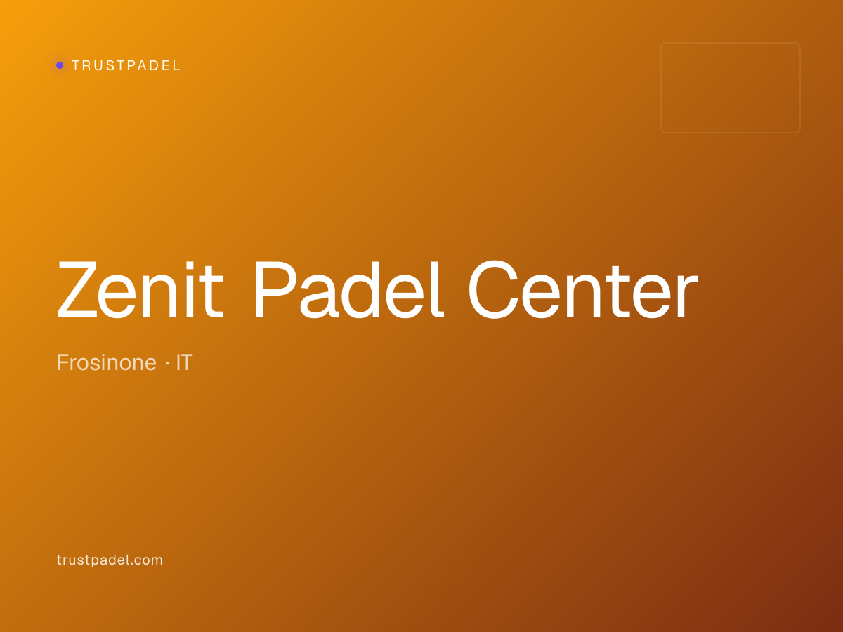 Zenit Padel Center padel club