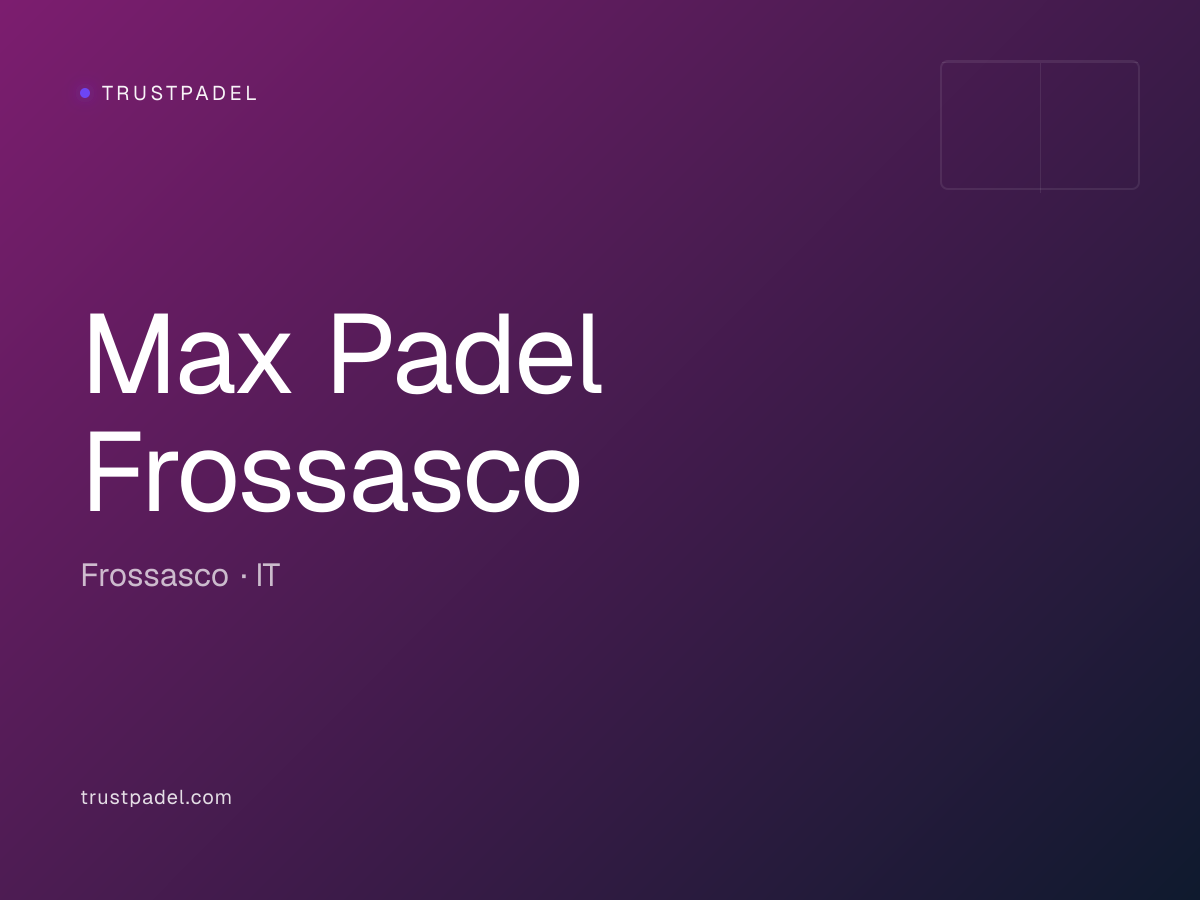 Max Padel Frossasco padel club