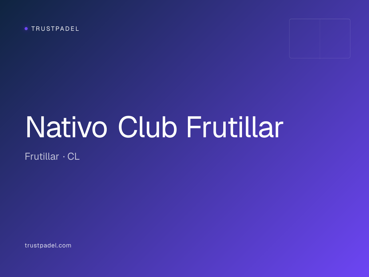 Nativo Club Frutillar padel club