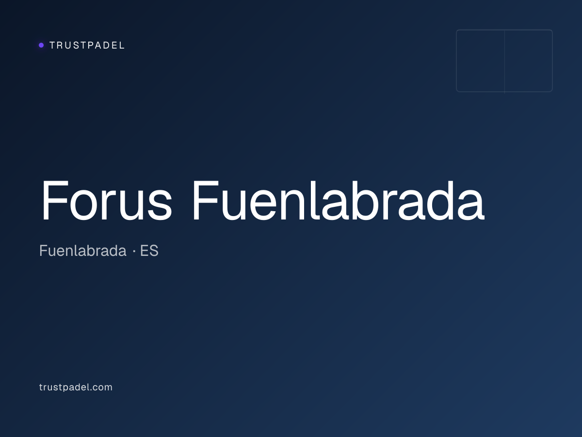 Forus Fuenlabrada padel club