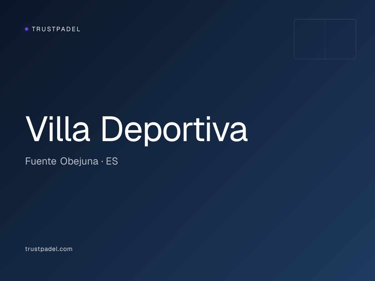 Villa Deportiva padel club