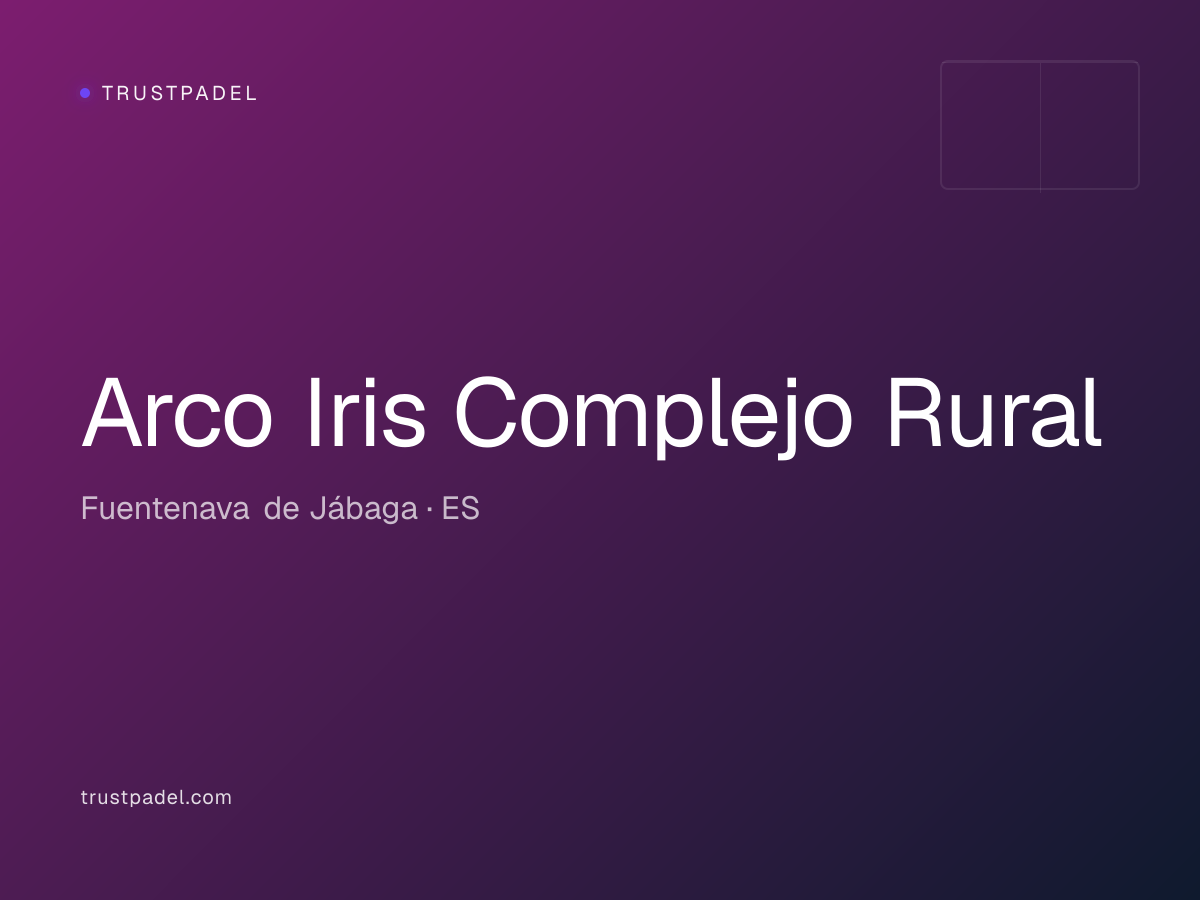 Arco Iris Complejo Rural padel club