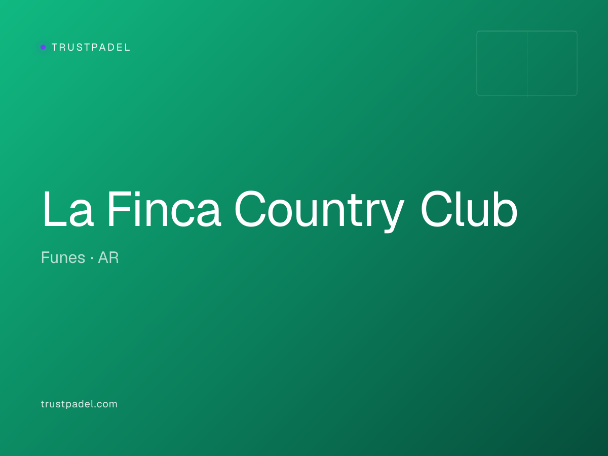 La Finca Country Club padel club