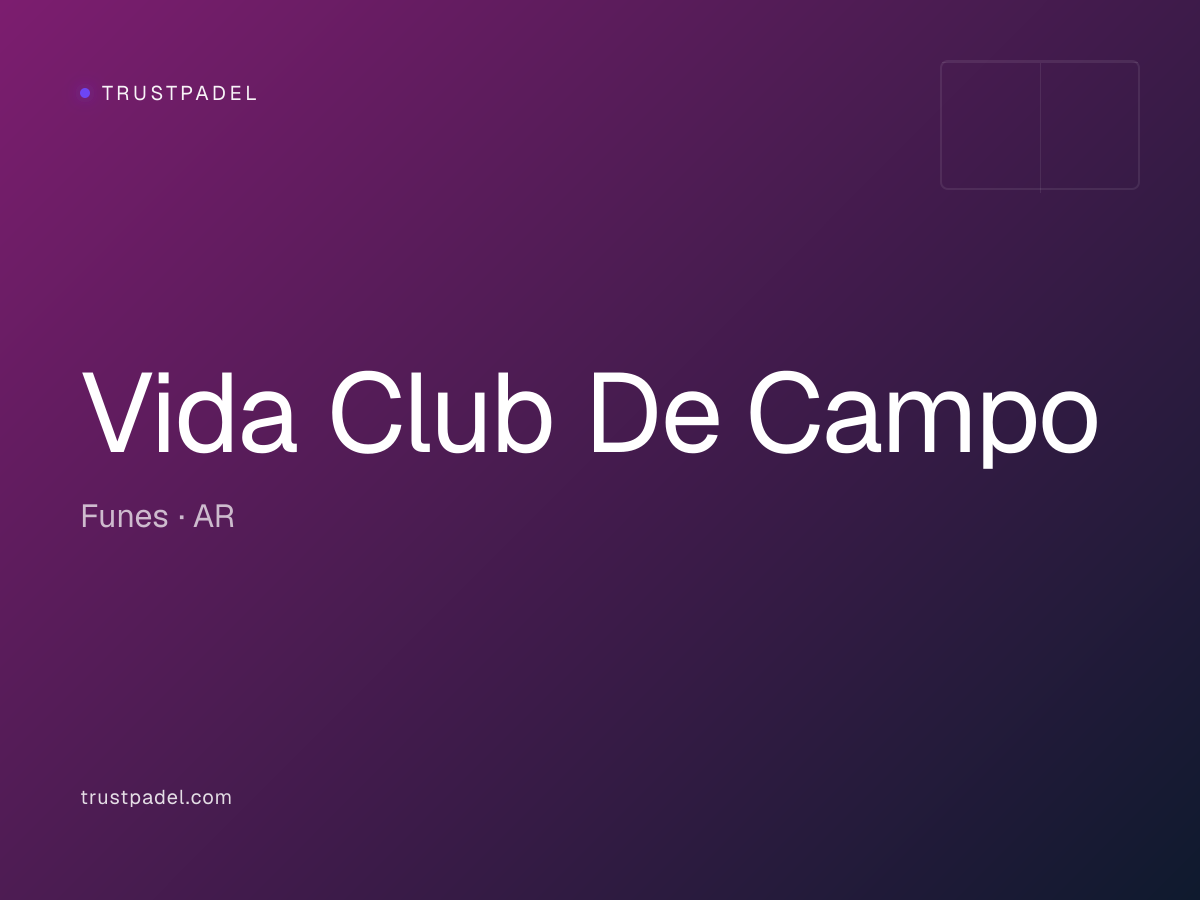 Vida Club De Campo padel club