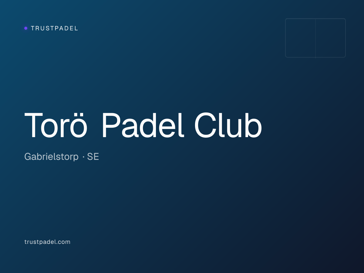 Torö Padel Club padel club
