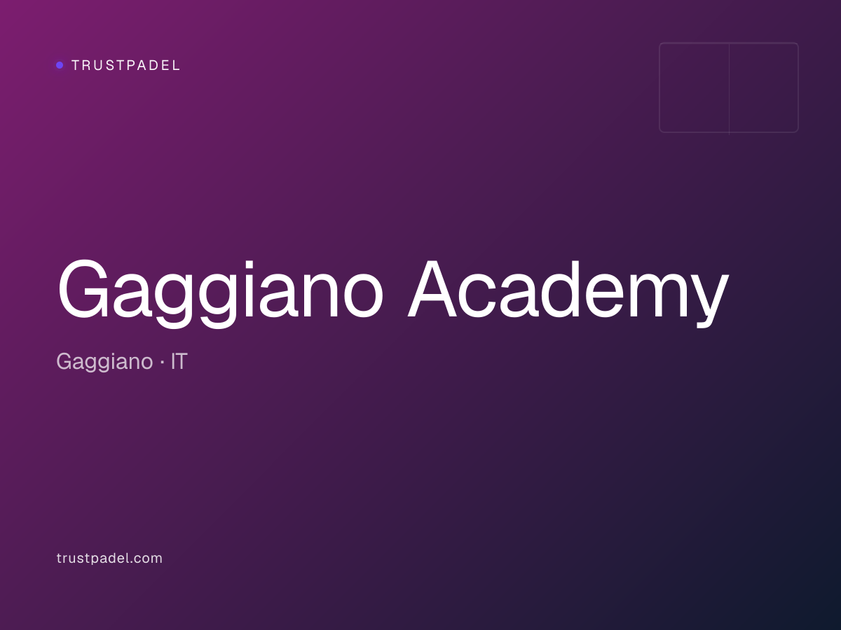 Gaggiano Academy padel club