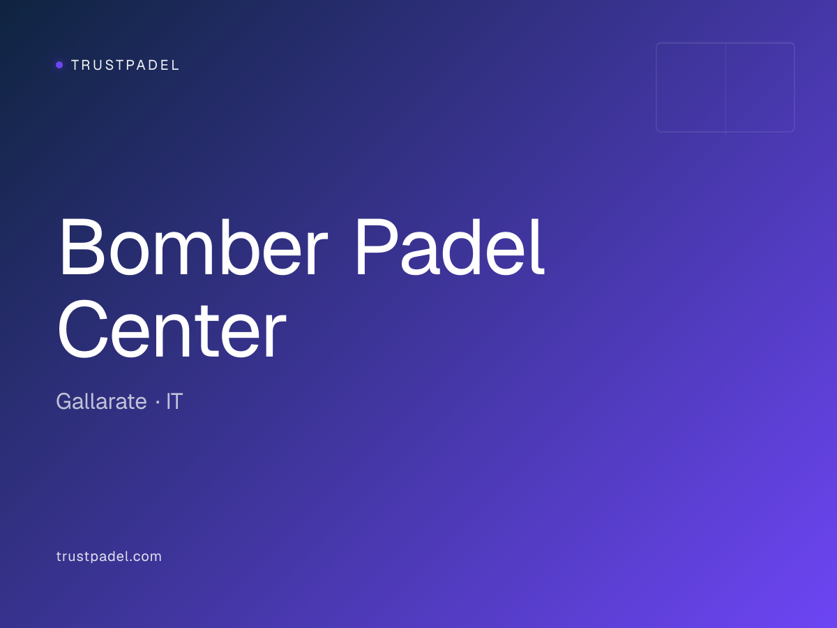 Bomber Padel Center padel club
