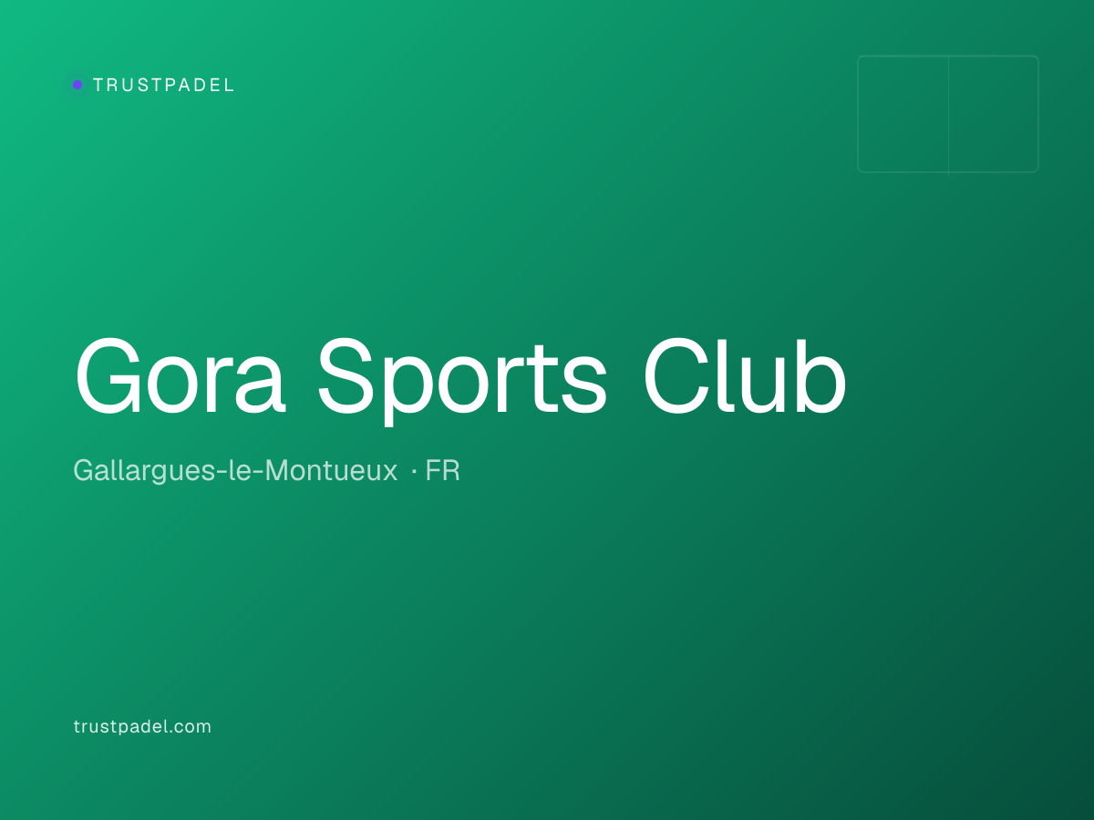 Gora Sports Club padel club