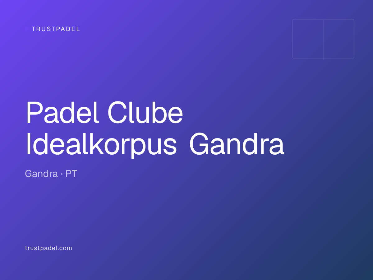 Padel Clube Idealkorpus Gandra padel club