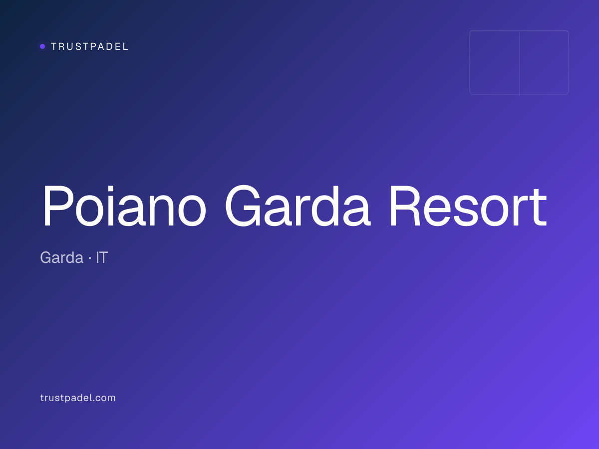 Poiano Garda Resort padel club