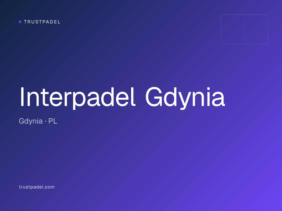 Interpadel Gdynia padel club