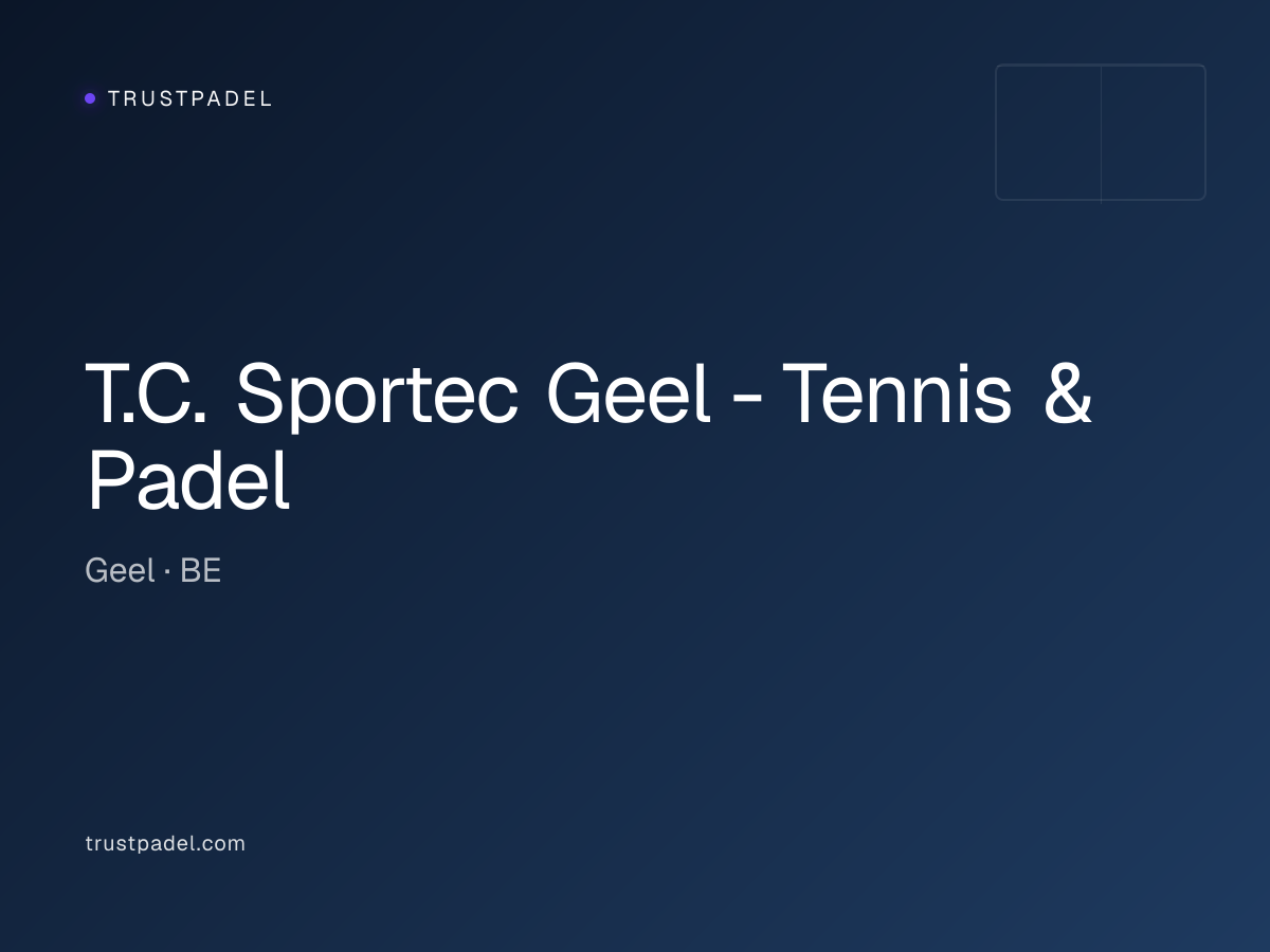T.C. Sportec Geel - Tennis & Padel padel club