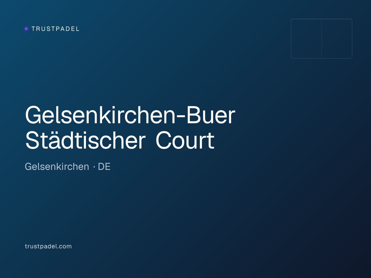 Gelsenkirchen-Buer Städtischer Court padel club