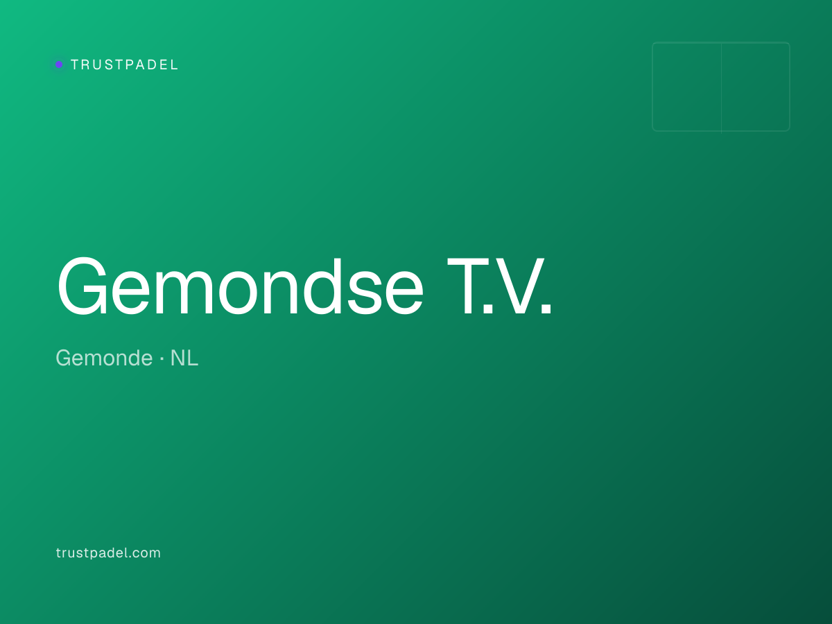 Gemondse T.V. padel club