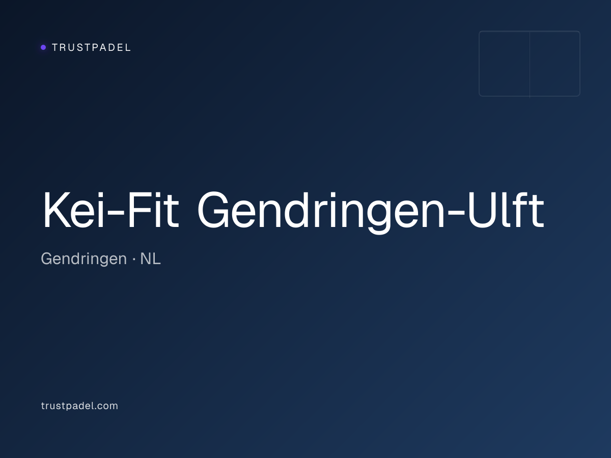 Kei-Fit Gendringen-Ulft padel club